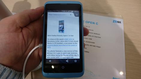 Hands-on review: MWC 2014: ZTE Open C