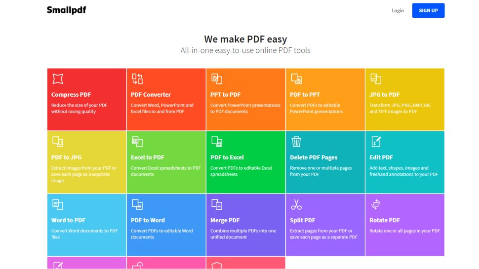 SmallPDF - A versatile tool on a palatable monthly subscription