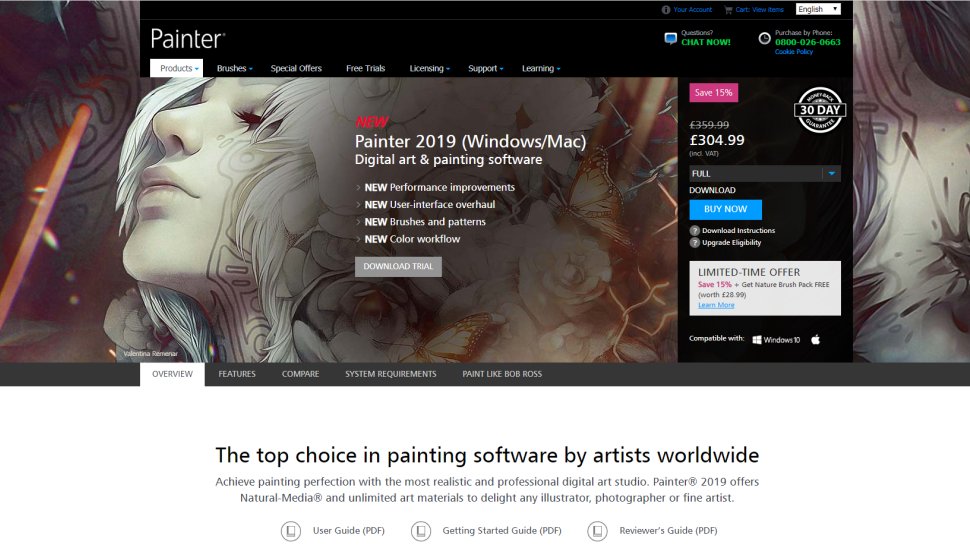 Corel Painter - A painting solution that can create breath-taking results